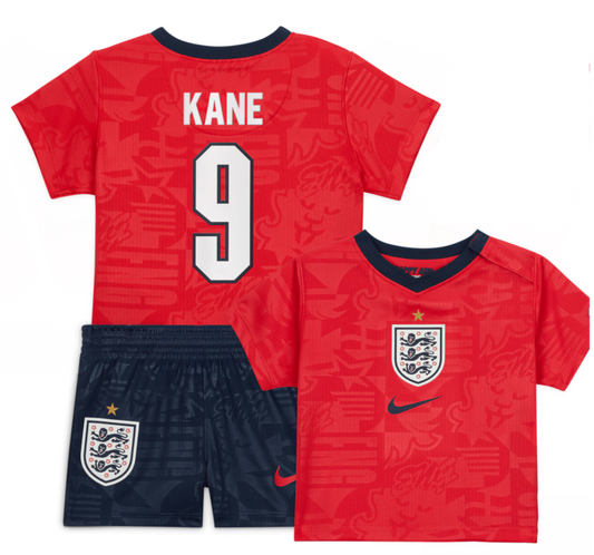 Kane #9 England Kids Jersey Set