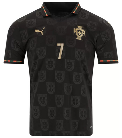 Portgual Ronaldo #7 Black Special Edition Adult Jersey