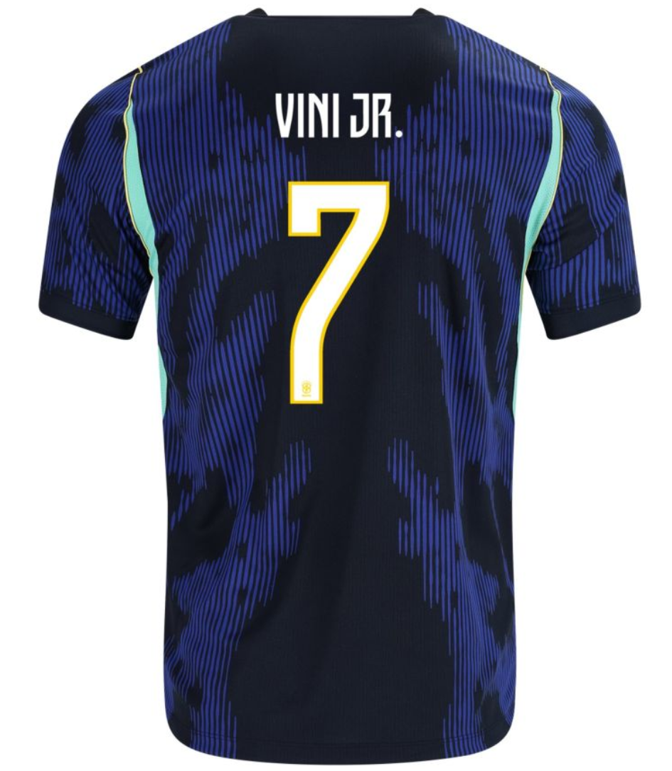 Brazil Vini Jr #7 Away World Cup Adult Jersey