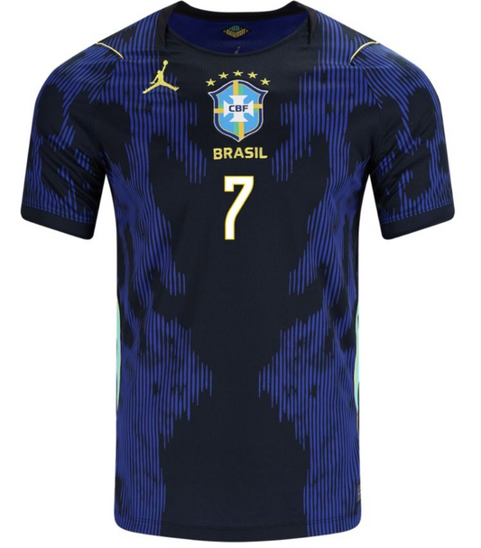 Brazil Vini Jr #7 Away World Cup Adult Jersey